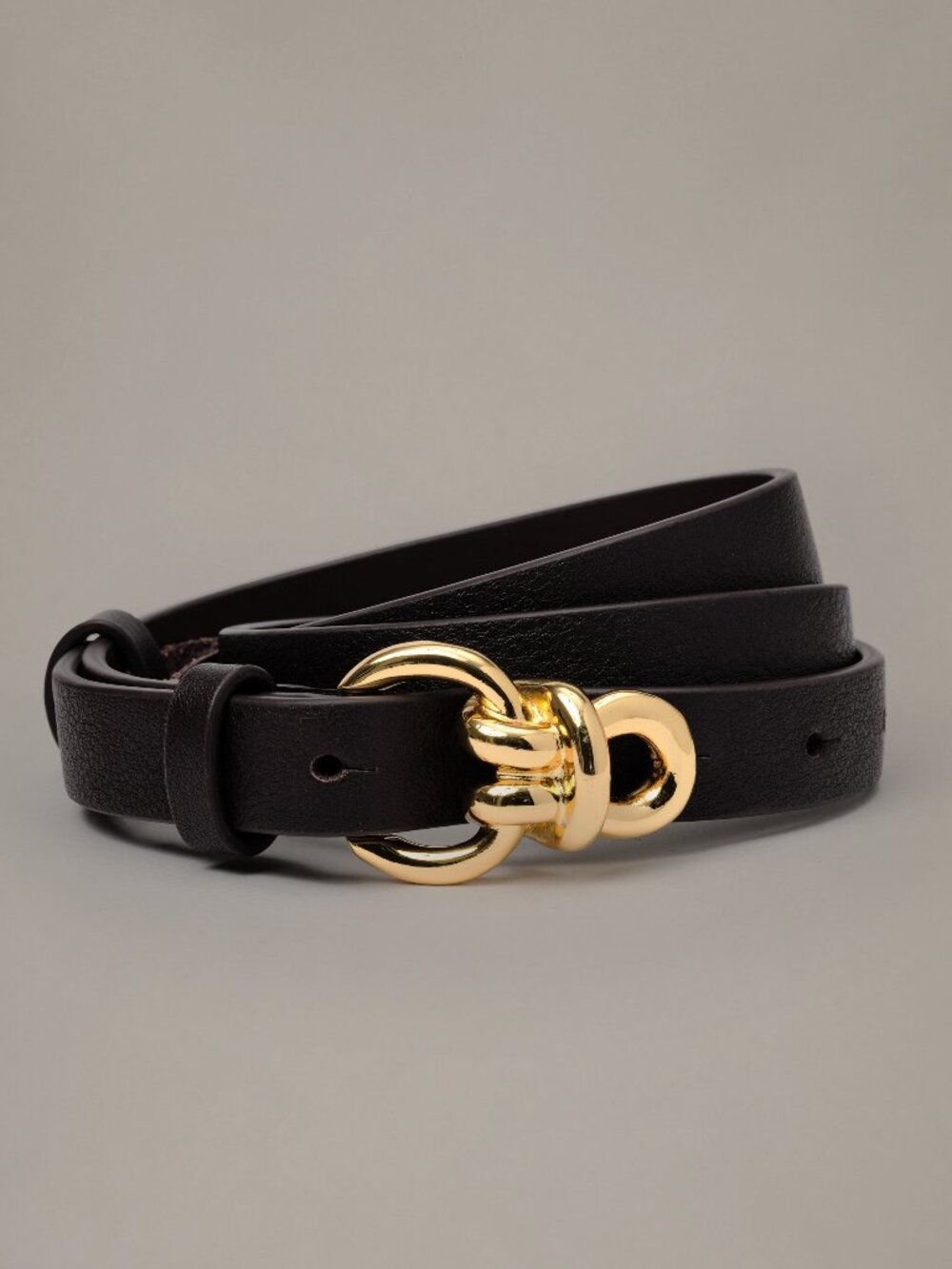 J McLaughlin Natalie Leather Belt - Black NEW